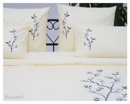 Наволочка "Satini Ricamo" R-5070/шампань