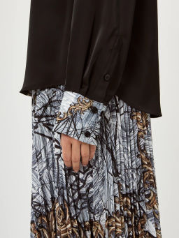 Блузка женская 12521-33087 black/gold