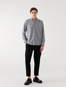 Slim Fit Uzun Kollu Erkek G?mlek