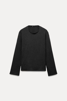 TEXTURED TOP WITH BOW - Zara фото 19