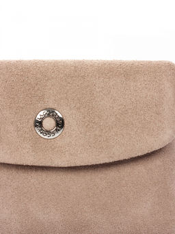 LACCOMA кошелек LA-2089-З-серо-бежевый натуральная замша