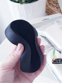 Бамбуковый спонж для лица TaiYan, 1 шт TY-11-04  фото 8