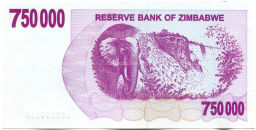 750000 долларов 2007 года Зимбабве