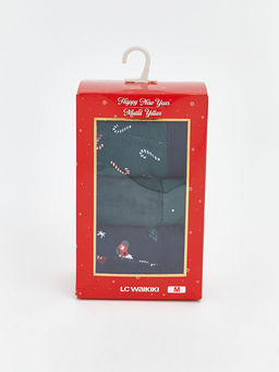 Standart Kal?p Y?lba?? Temal? Erkek Boxer 3l? - Waikiki фото 2
