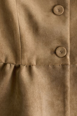 Collarless peplum jacket - H&m фото 3