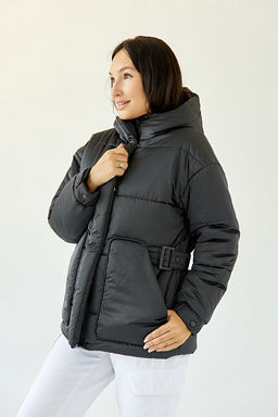 Куртка женская зимняя 25404 (графит) - Kankan фото 4