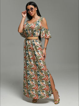 Ялта платье женское (листья)