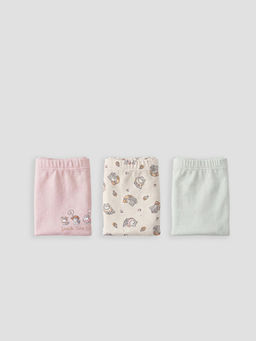 Bask?l? K?z ?ocuk Boxer 3l?
