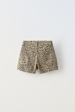 ANIMAL PRINT BERMUDA SKORT - Zara фото 3