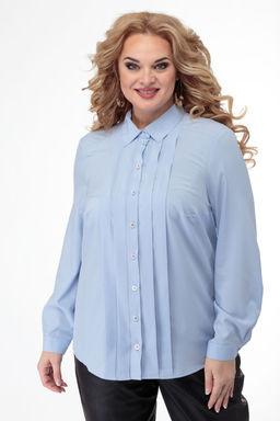 Блуза ANELLI 408 голубые тона фото 6