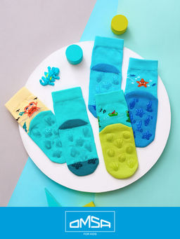 (Omsa) Calzino 21P50 ABC (Краб) (ЧЗ) acqua