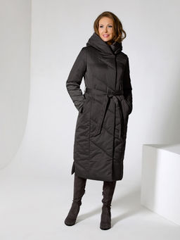 22405 Пальто черный - Dizzyway фото 2