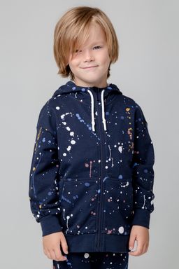 КР 302009/индиго,космические брызги к372, жакет