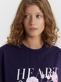 Комплект женский Mark Formelle футболка и шорты синий принт  фото 6