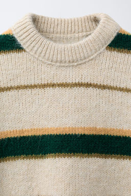 STRIPED KNIT SWEATER