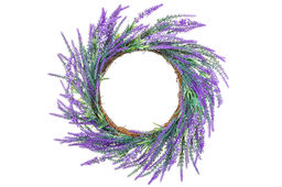 Венок 56*56*12 см "Лавандовое поле"