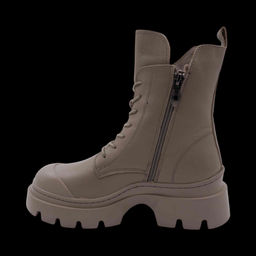 Ботинки из натуральной кожи на меху 6700-2 серые - Sport фото 3