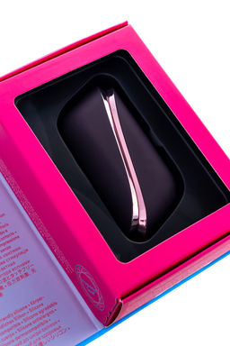 Вакуумно-волновой стимулятор клитора Satisfyer Traveler, силикон, баклажан, 10,7 см