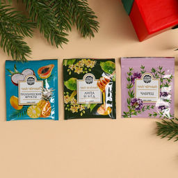 Чай новогодний в пакетиках Банк чая, 21,6 г (12 шт., х 1,8) г. - Фабрика счастья фото 10