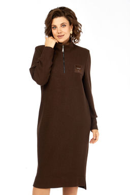 Платье Элль стиль 2440 шоколад  фото 3