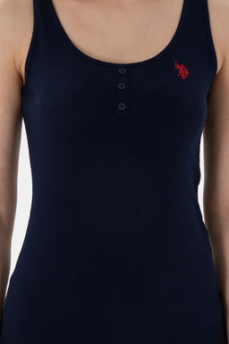 Kad_n Lacivert Basic Ti__rt Sepette S_rpriz _ndirim - U.s. polo assn фото 6