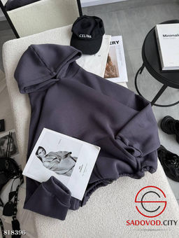 Худи женское однотонное