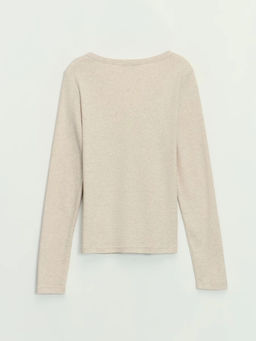 Лонгслив с застежкой на груди / Zarina  фото 8