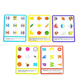 Развивающий набор Дуй на мяч, игровая основа, шарики, набор карточек - Iq-zabiaka фото 6