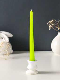 Набор свечей античных, 2.3×24.5 см, 5 ч, 55 г, 4 шт., зелёный