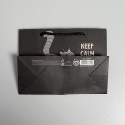 Пакет подарочный, упаковка, Keep calm, 14.5 х 19.5 х 8.5 см