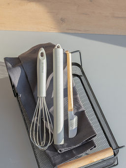 Скалка 26,5x2,5 серый силикон