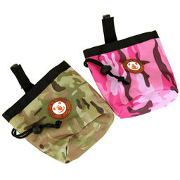 Сумка для корма Хаки 12х6х13см, полиэстер, с карабином, наружный карман на молнии, подкладка-плащевка, цвета микс (Китай) - Pet toys фото 2