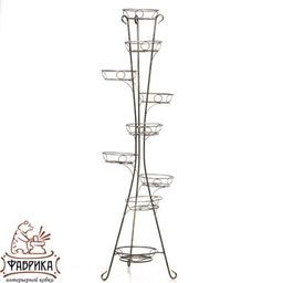 Стойка для цветов Классика 17-019 на 9 цветов - Фабрика интерьерной ковки фото 2