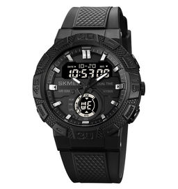 Часы наручные Skmei мужские электронные спортивные 1881black-black