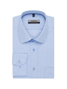 Сорочка мужская длинный рукав GREG 215/217/0273/1p