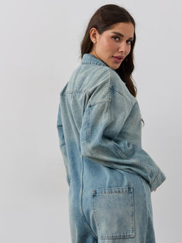 Комбинезон джинсовый брючный ZADUMOV №4