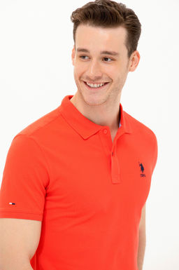 Мужская красная базовая футболка - U.s. polo assn фото 18
