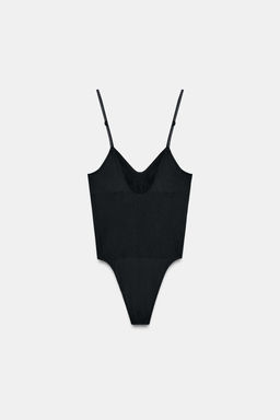 BODY SEAMLESS TIRANTES / Negro