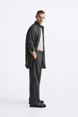 HEMP - COTTON TROUSERS - Zara фото 4