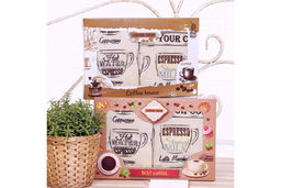 Набор полотенец рогожка Купон РК 22 ад в коробке 2шт. в ассортименте (11475-1)