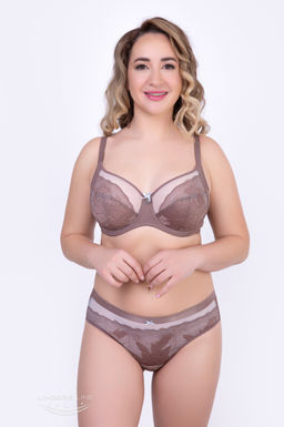 -60% Бюстгальтер Milavitsa 320373 лесной орех  фото 3