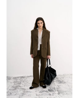 Жакет THE VERY 2421 оливково-коричневый