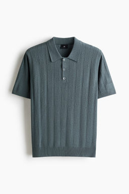 Polo en punto texturizado Regular Fit
