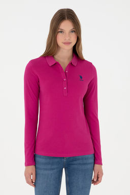 Женский базовый свитшот цвета фуксии Неожиданная скидка в корзине