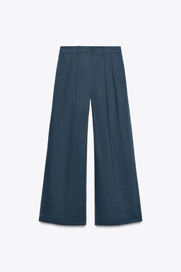ZW COLLECTION PLEATED TROUSERS - Zara фото 6