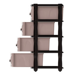 Комод 4-х секционный коричневый М1356