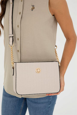 U. S. Polo Assn / Женская светло-серая сумка через плечо - U.s. polo assn фото 2