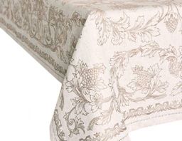 07с36 ЯК Скатерть 140*220 Французский мотив цв. серый