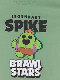Bisiklet Yaka Brawl Stars Bask?l? Erkek ?ocuk Ti??rt
