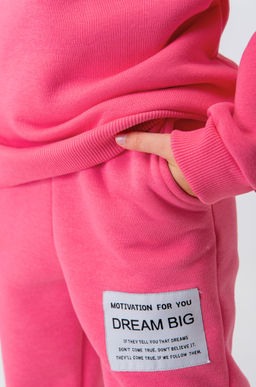 Теплый костюм для девочки из футера с начесом Bonito  фото 8